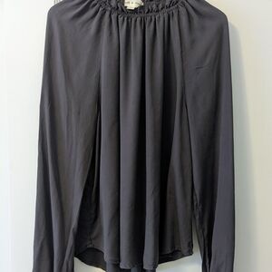 NWT Cloth & Stone Gray Blouse Size S